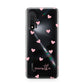 Pink Hearts with Custom Name Huawei Nova 6 Phone Case