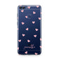 Pink Hearts with Custom Name Huawei P Smart Case