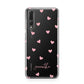 Pink Hearts with Custom Name Huawei P20 Pro Phone Case