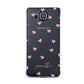 Pink Hearts with Custom Name Samsung Galaxy Alpha Case