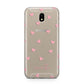 Pink Hearts with Custom Name Samsung J5 2017 Case