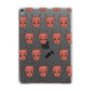 Pink Horned Halloween Personalised Apple iPad Grey Case