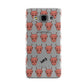 Pink Horned Halloween Personalised Samsung Galaxy A3 Case