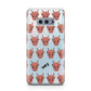 Pink Horned Halloween Personalised Samsung Galaxy S10E Case