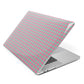 Pink Houndstooth Apple MacBook Case Side View
