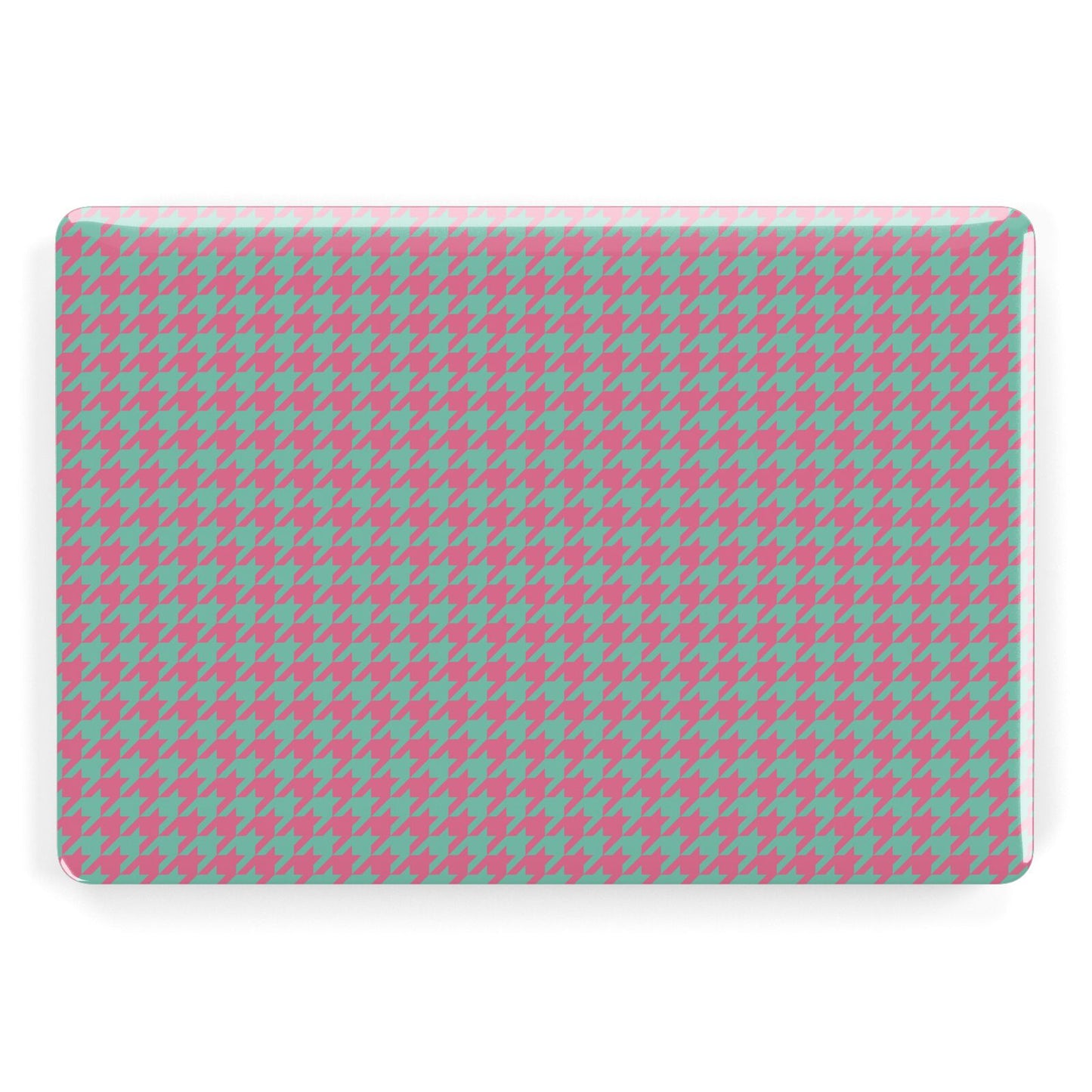 Pink Houndstooth Apple MacBook Case