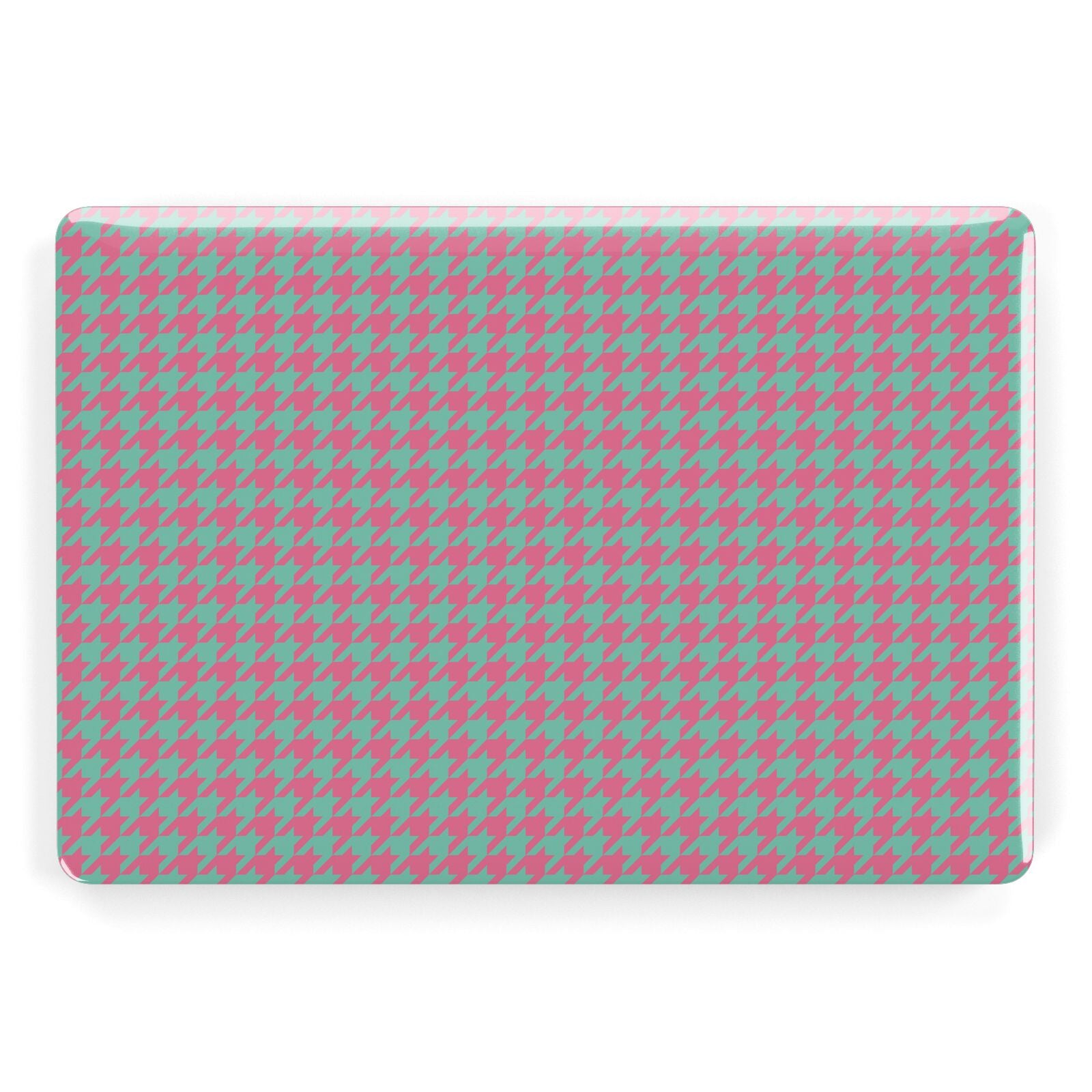 Pink Houndstooth Apple MacBook Case