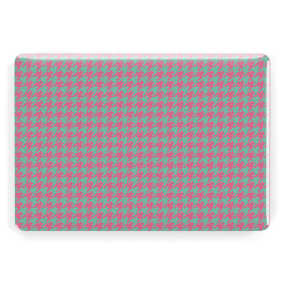 Pink Houndstooth Apple MacBook Case