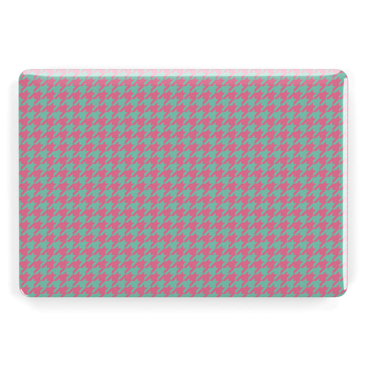 Pink Houndstooth Apple MacBook Case