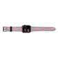 Pink Houndstooth Apple Watch Strap Size 38mm Landscape Image Space Grey Hardware