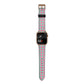Pink Houndstooth Apple Watch Strap Size 38mm with Gold Hardware