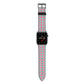 Pink Houndstooth Apple Watch Strap with Space Grey Hardware