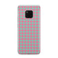 Pink Houndstooth Huawei Mate 20 Pro Phone Case