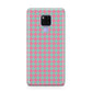 Pink Houndstooth Huawei Mate 20X Phone Case