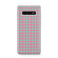 Pink Houndstooth Protective Samsung Galaxy Case