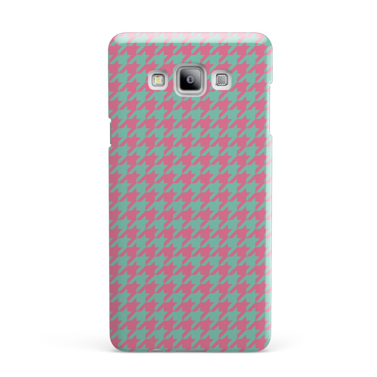 Pink Houndstooth Samsung Galaxy A7 2015 Case