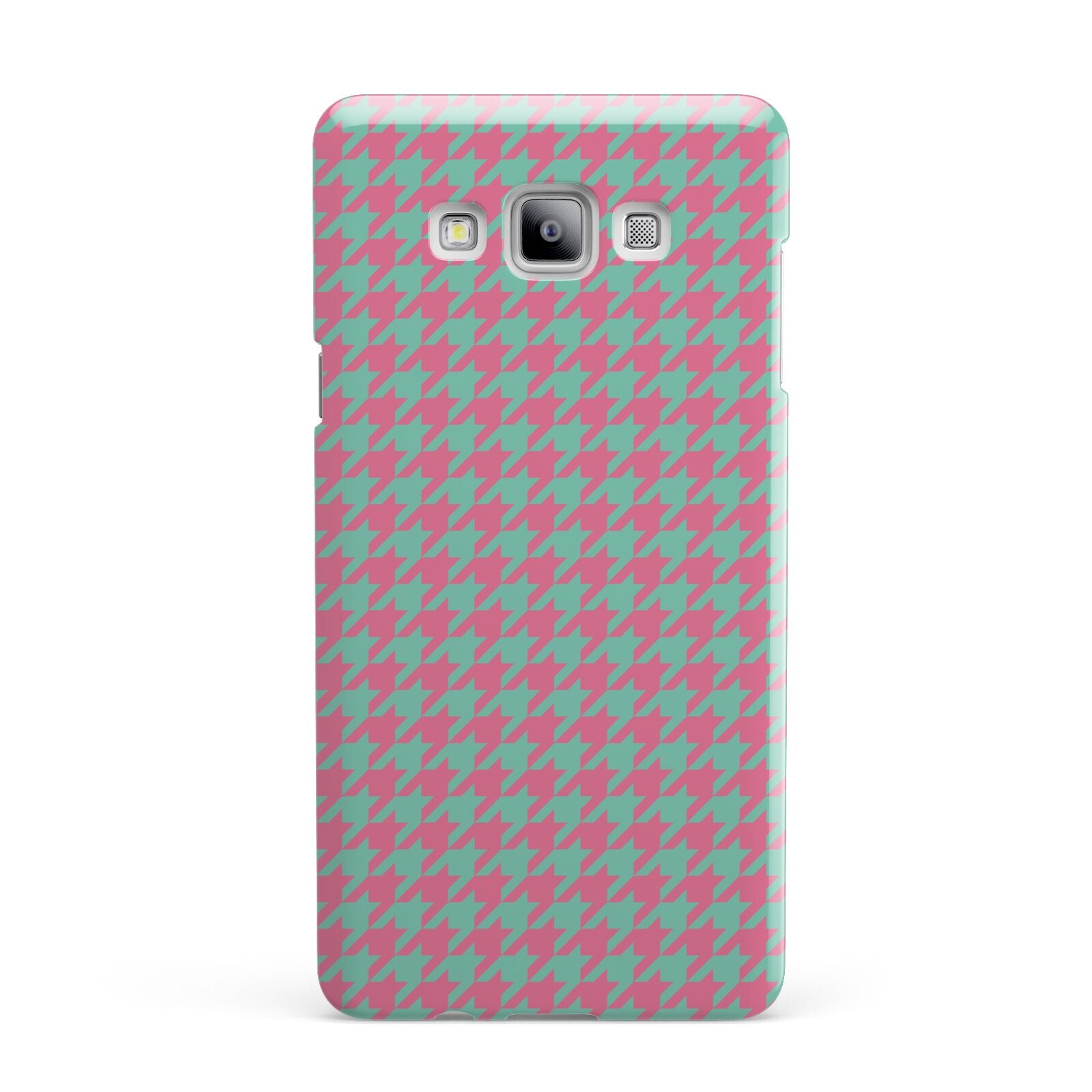Pink Houndstooth Samsung Galaxy A7 2015 Case