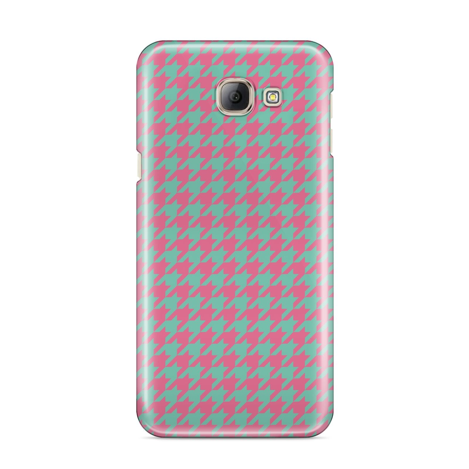 Pink Houndstooth Samsung Galaxy A8 2016 Case