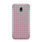 Pink Houndstooth Samsung Galaxy J3 2017 Case
