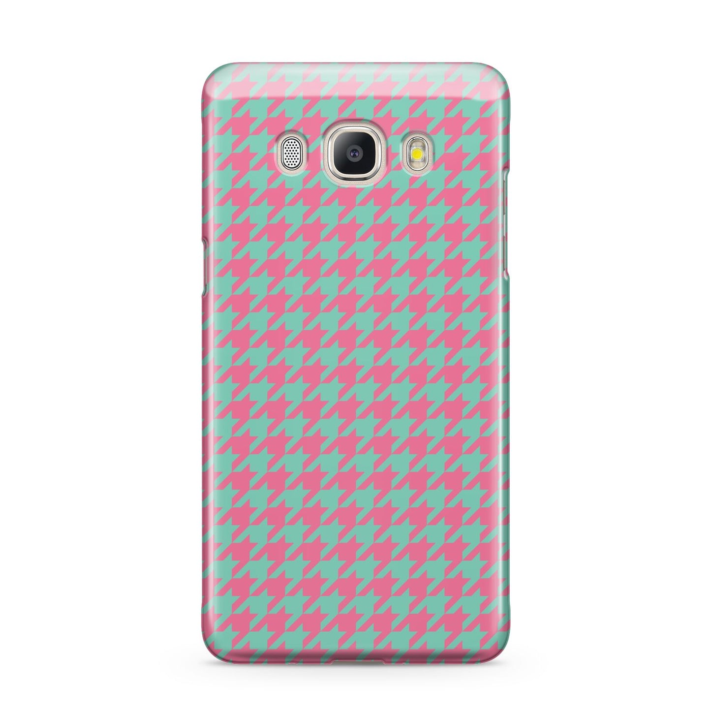 Pink Houndstooth Samsung Galaxy J5 2016 Case