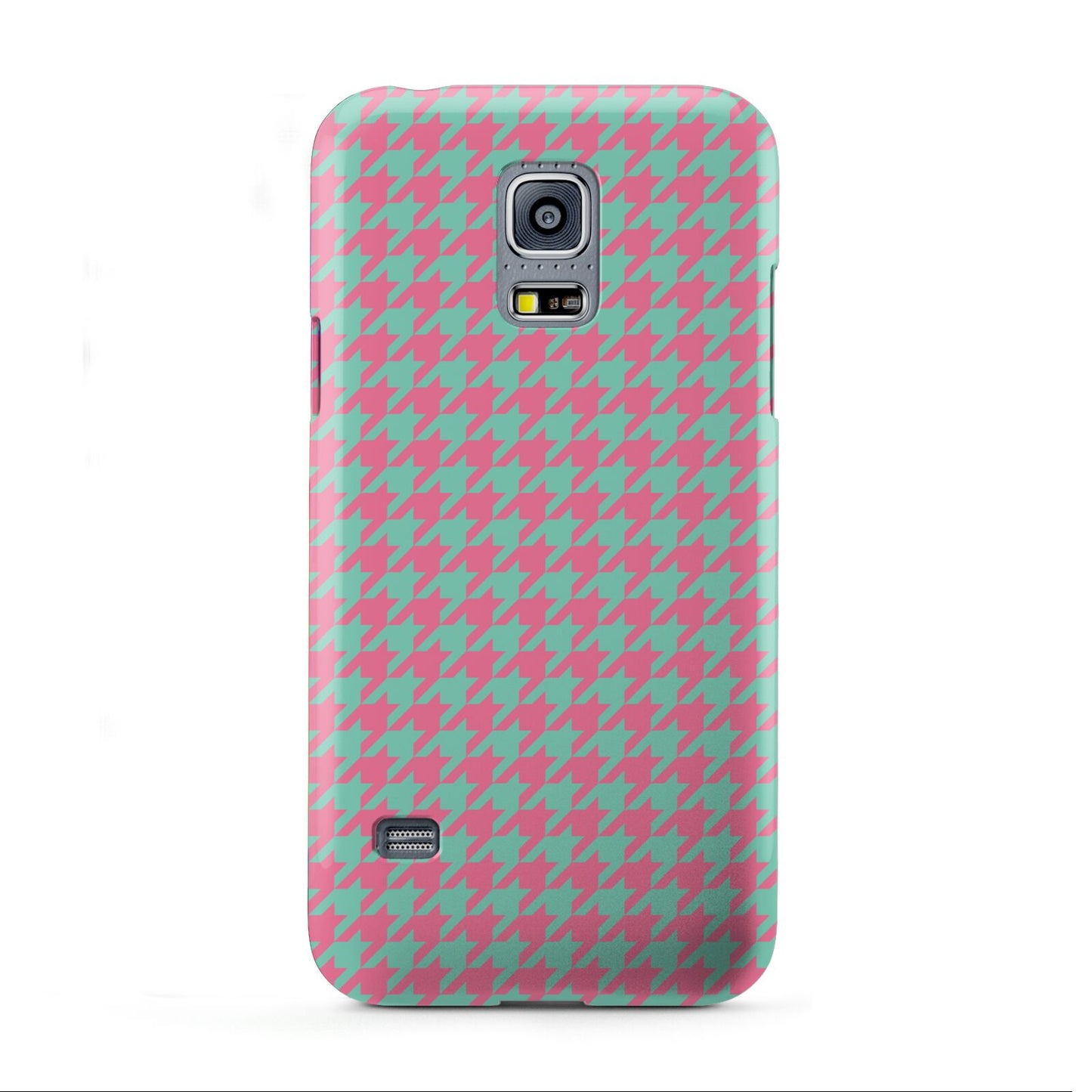 Pink Houndstooth Samsung Galaxy S5 Mini Case