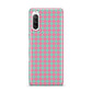 Pink Houndstooth Sony Xperia 10 III Case