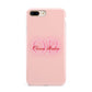 Pink Initials Personalised Apple iPhone 7 8 Plus 3D Tough Case