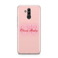 Pink Initials Personalised Huawei Mate 20 Lite