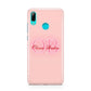 Pink Initials Personalised Huawei P Smart 2019 Case