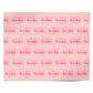 Pink Initials Personalised Personalised Wrapping Paper Alternative