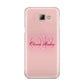 Pink Initials Personalised Samsung Galaxy A8 2016 Case