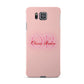 Pink Initials Personalised Samsung Galaxy Alpha Case