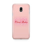 Pink Initials Personalised Samsung Galaxy J3 2017 Case