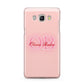 Pink Initials Personalised Samsung Galaxy J5 2016 Case