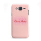 Pink Initials Personalised Samsung Galaxy J5 Case