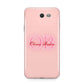 Pink Initials Personalised Samsung Galaxy J7 2017 Case