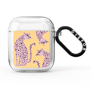 Pink Leopards AirPods Case