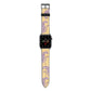 Pink Leopards Apple Watch Strap with Space Grey Hardware