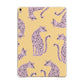 Pink Leopards Apple iPad Gold Case