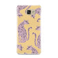 Pink Leopards Samsung Galaxy A9 2016 Case on gold phone