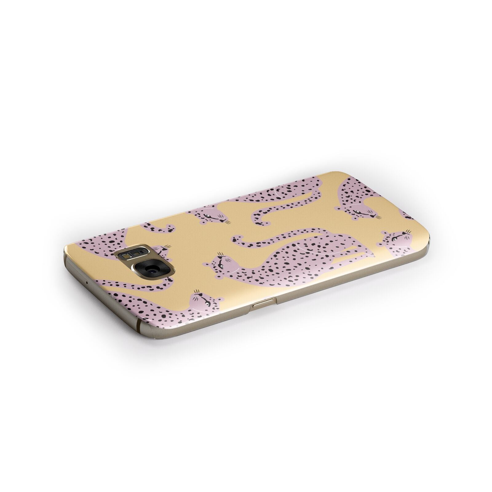 Pink Leopards Samsung Galaxy Case Side Close Up