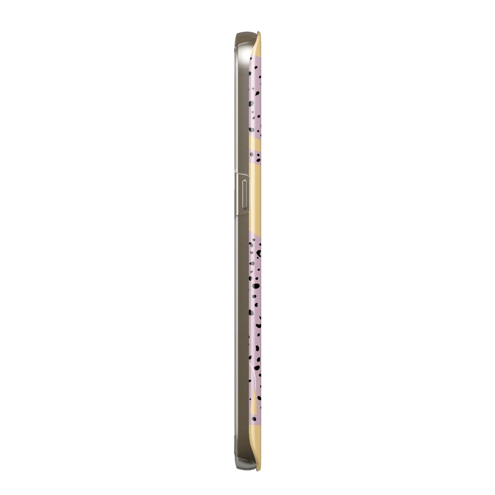 Pink Leopards Samsung Galaxy Case Side View