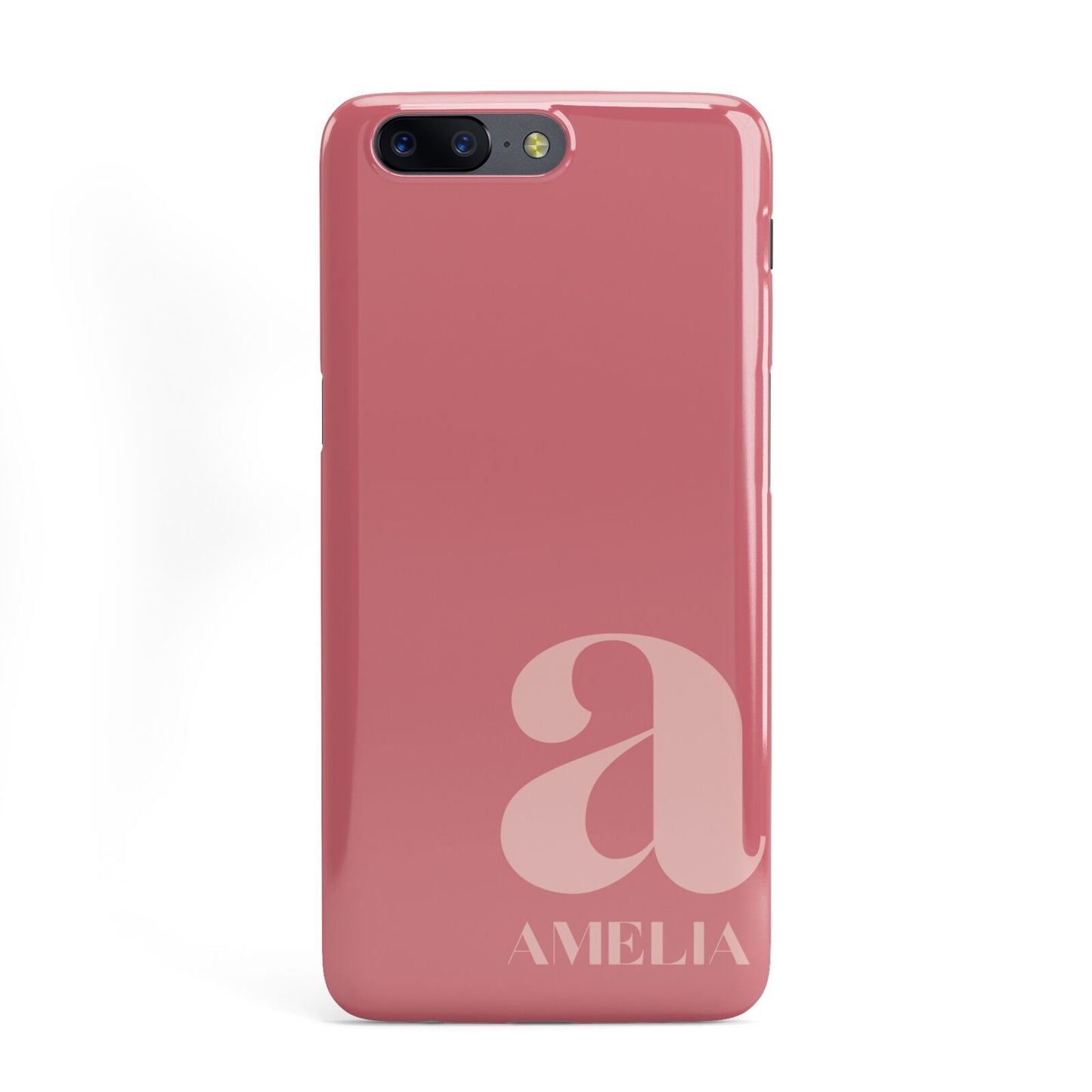 Pink Letter with Name OnePlus Case