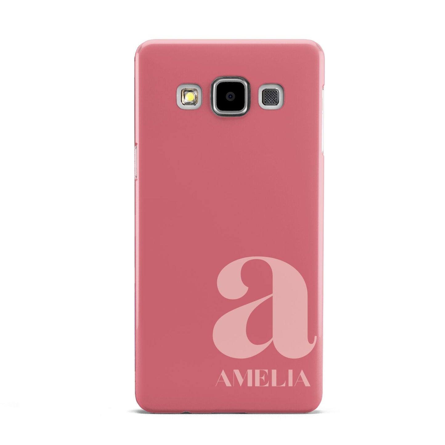 Pink Letter with Name Samsung Galaxy A5 Case