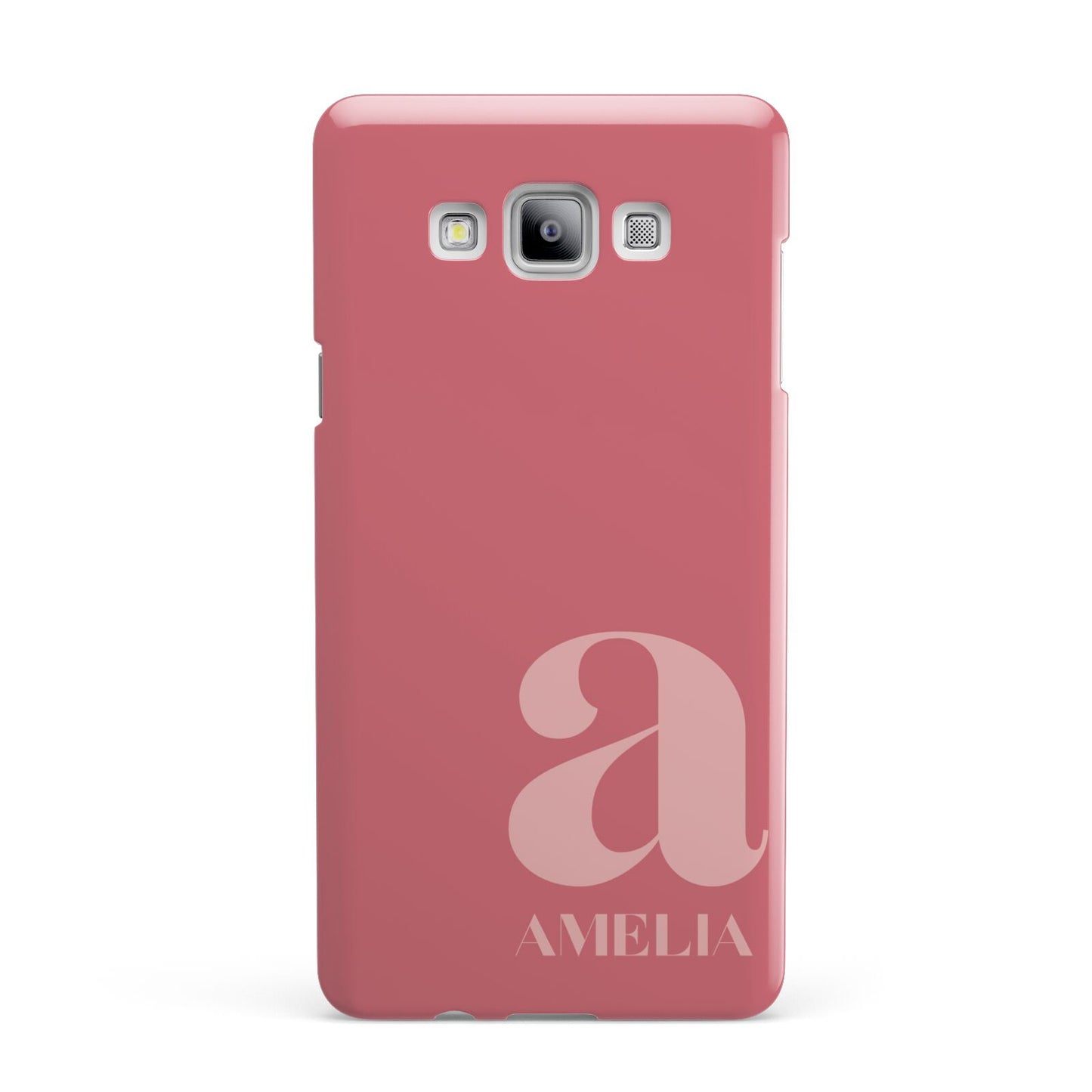 Pink Letter with Name Samsung Galaxy A7 2015 Case
