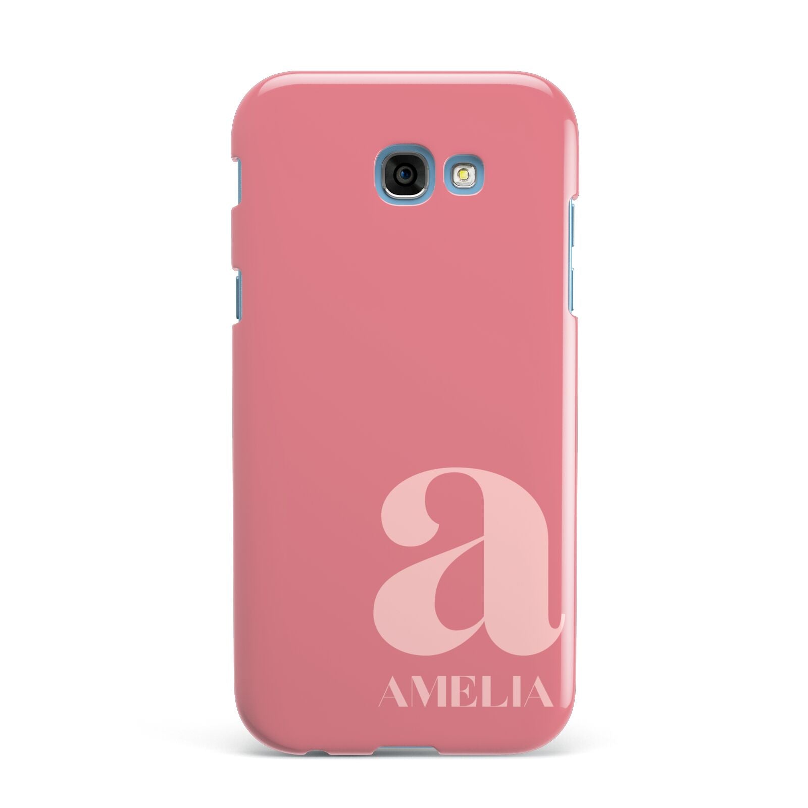 Pink Letter with Name Samsung Galaxy A7 2017 Case