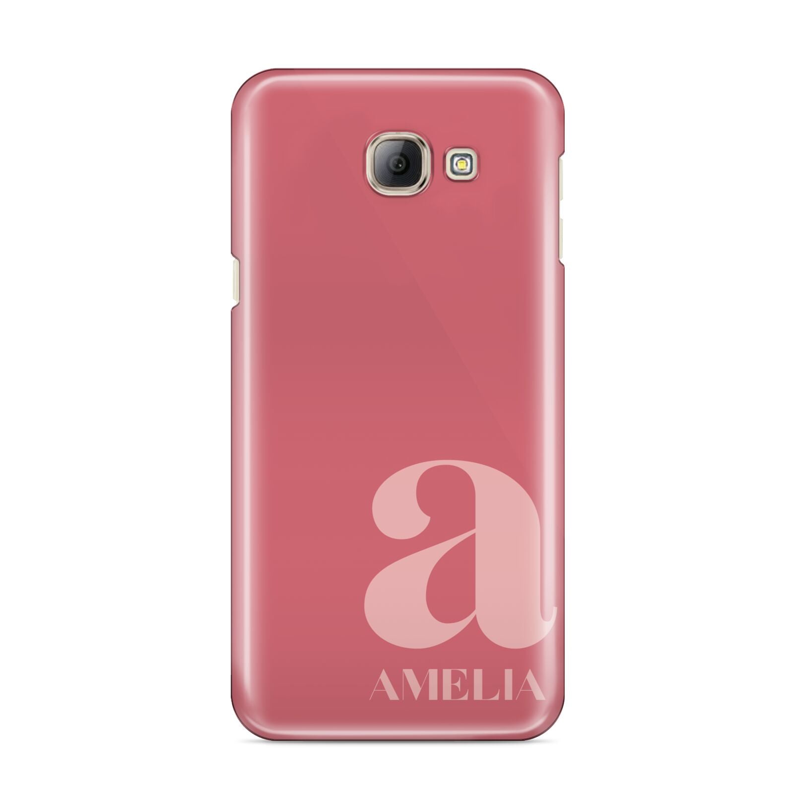 Pink Letter with Name Samsung Galaxy A8 2016 Case