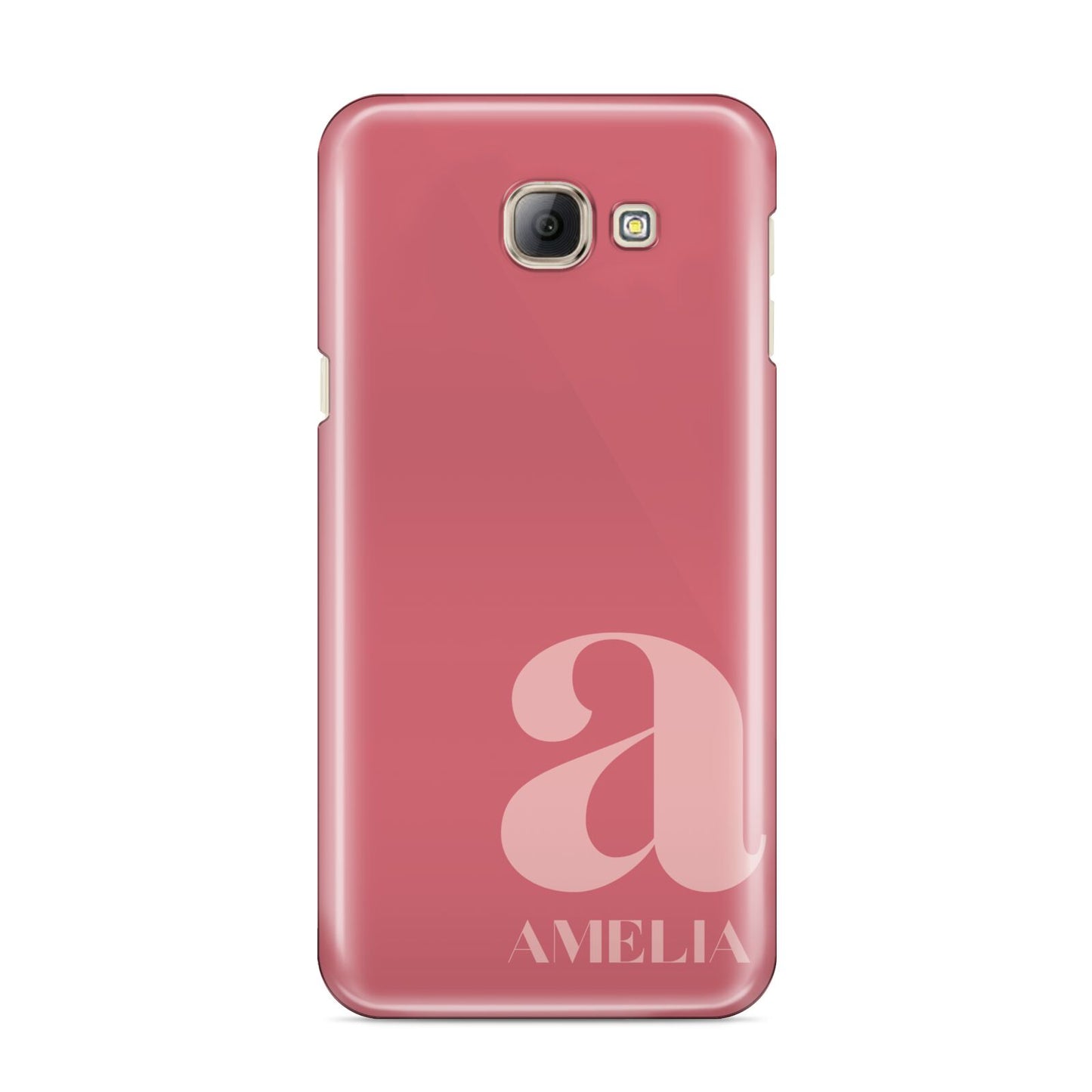 Pink Letter with Name Samsung Galaxy A8 2016 Case