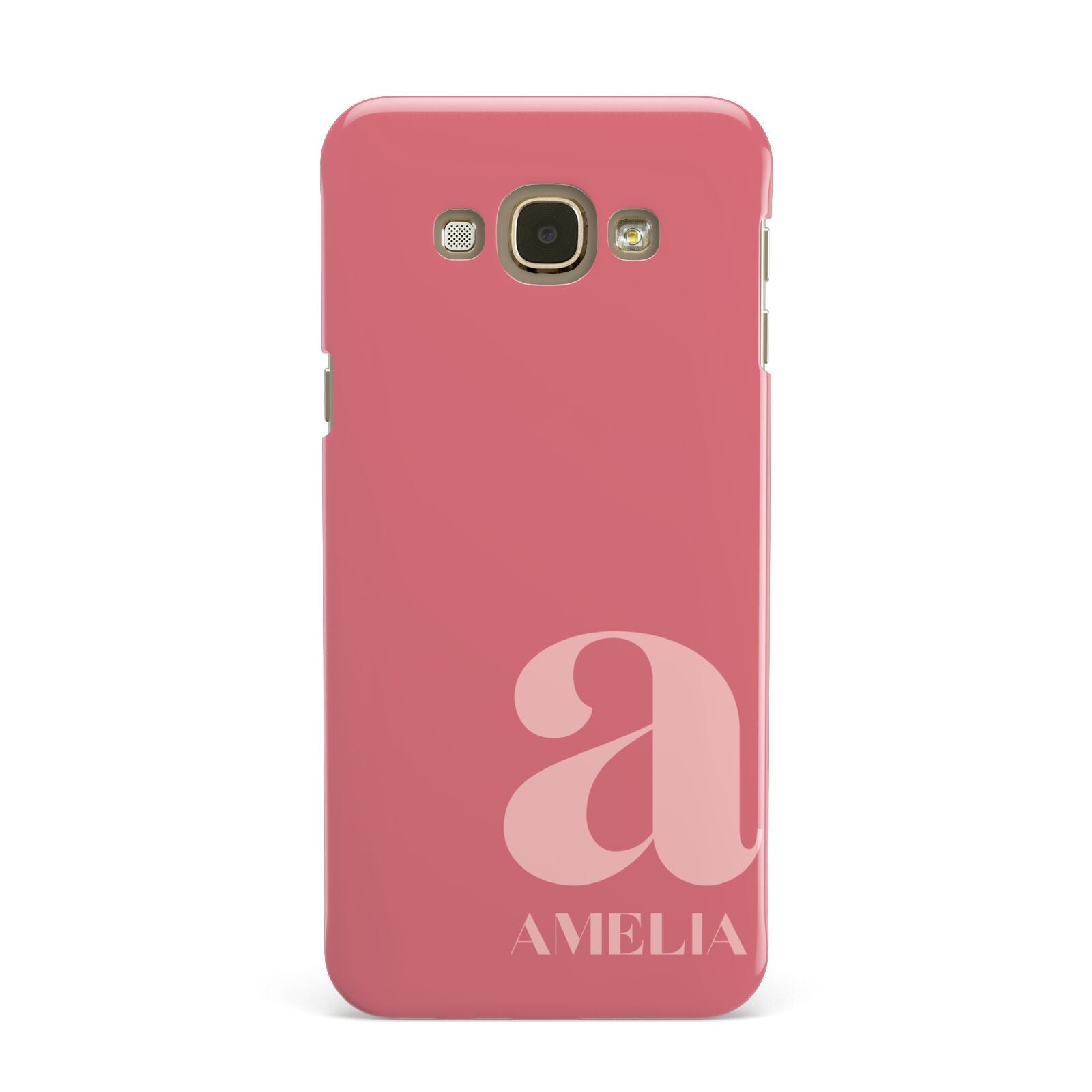 Pink Letter with Name Samsung Galaxy A8 Case