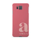 Pink Letter with Name Samsung Galaxy Alpha Case